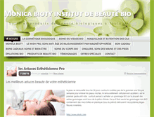 Tablet Screenshot of monicabioty.com